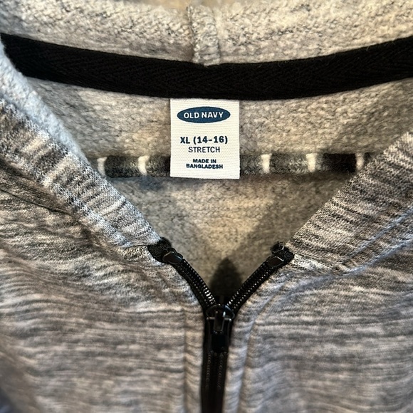 Old Navy unisex youth zipper hoodie size XL 14-16 - Picture 2 of 7